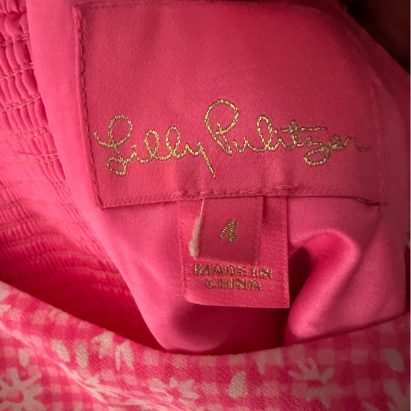 Pink Ruffle Mini Dress - Picture 3 of 3